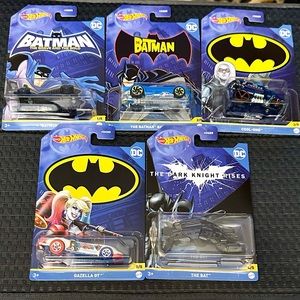 Hot Wheels DC Batman Series Complete Set Of 5